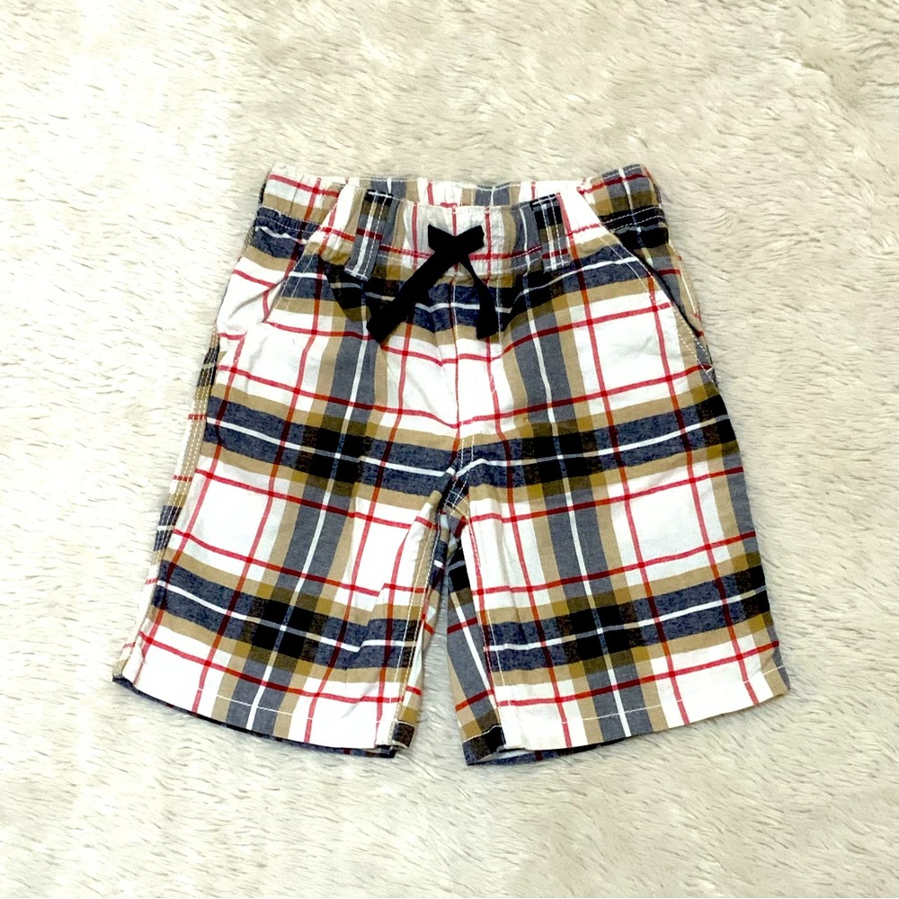 NWT Gymboree Cargo Plaid Shorts